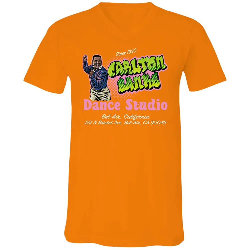 Unisex V-Neck T-Shirt - 448FPX3C - Orange - 11
