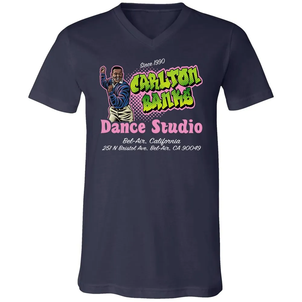 Unisex V-Neck T-Shirt - 448FPX3C - Navy - 2