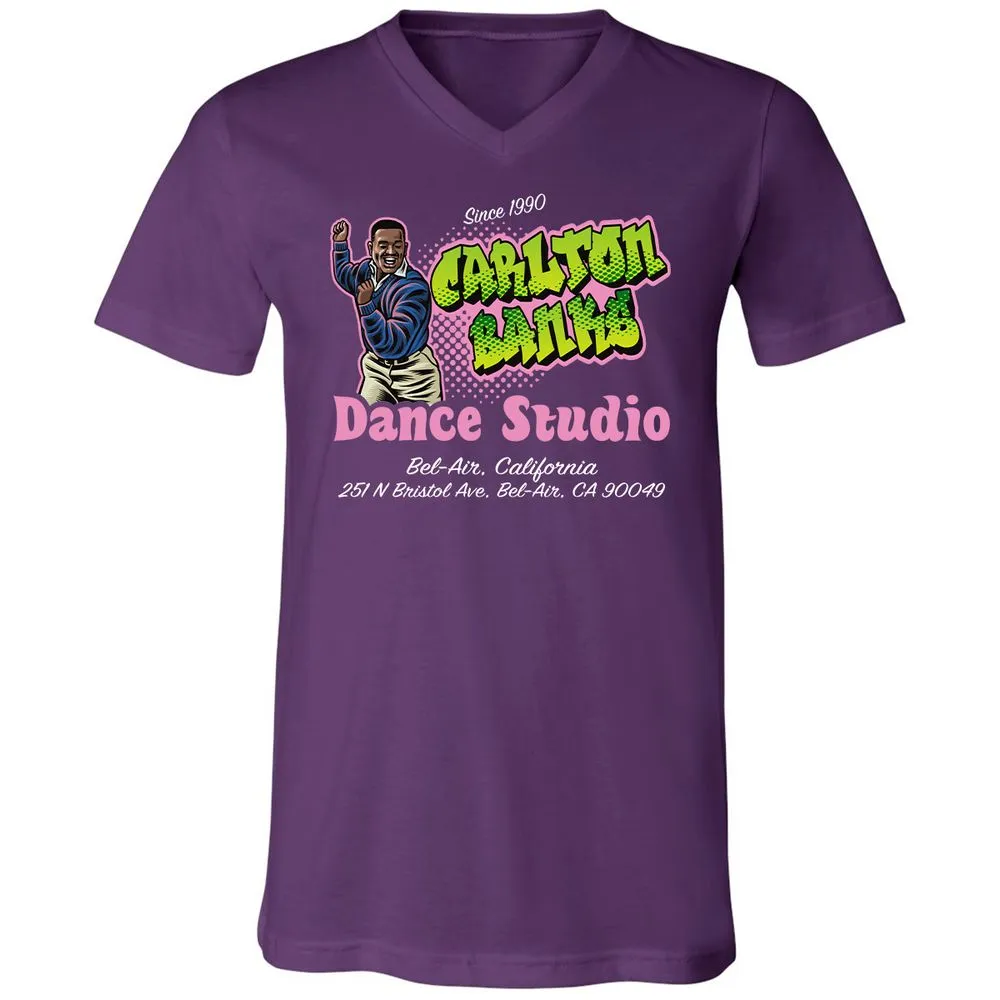 Unisex V-Neck T-Shirt - 448FPX3C - Team Purple - 9