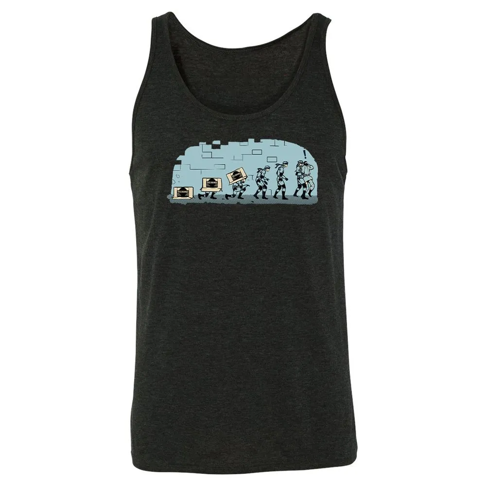 Unisex Jersey Tank - 2PW3EQAC - Charcoal Black Triblend - 5