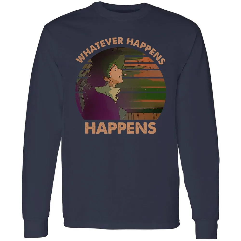 Long Sleeve T-Shirt - EXMBYG9J - Navy - 2