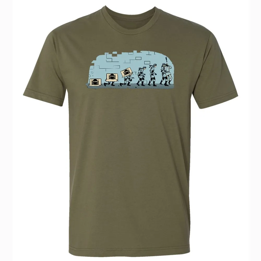 Premium Unisex T-Shirt - 8EDMRWRR - Military Green - 5