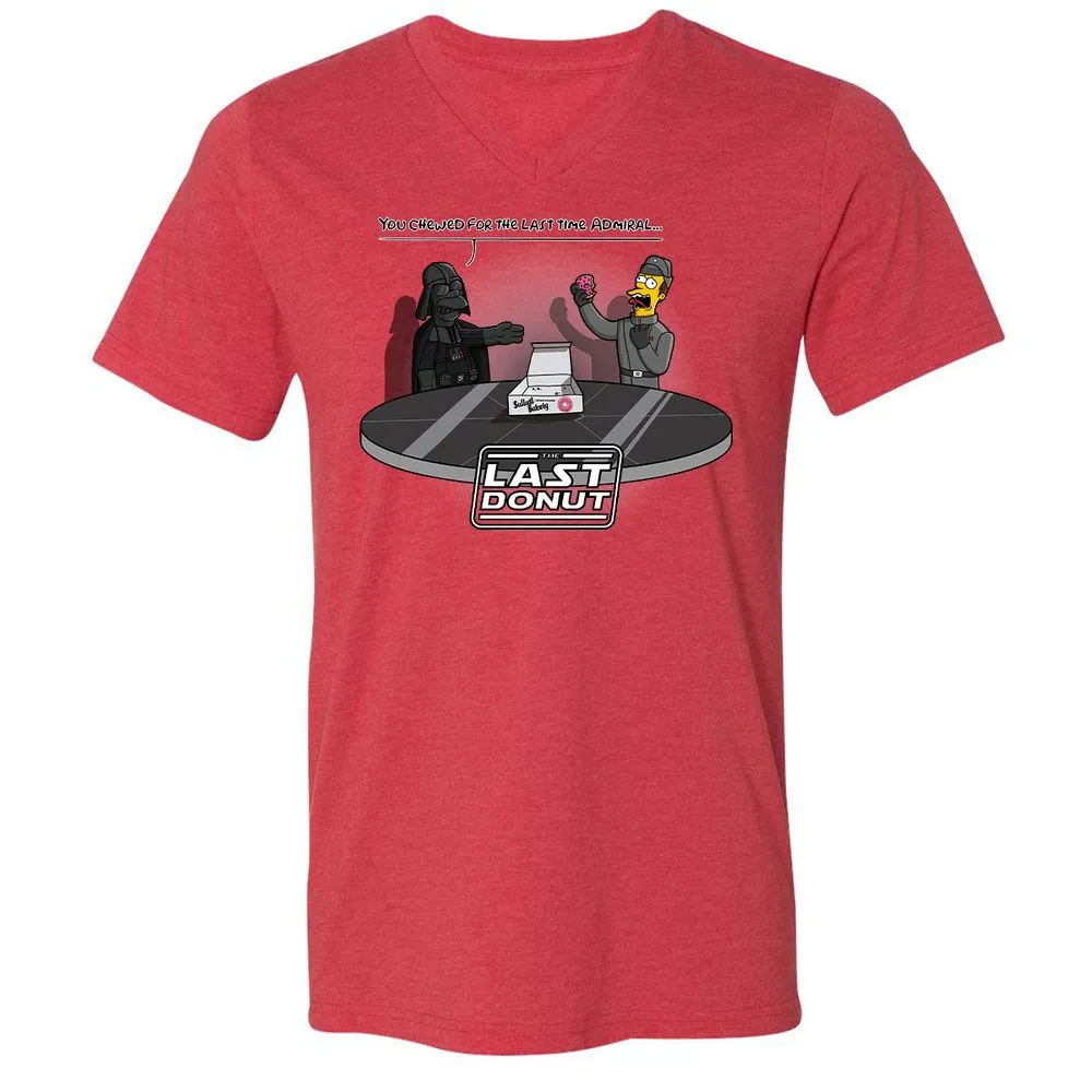 Unisex V-Neck T-Shirt - G281E1NA - Heather Red - 16