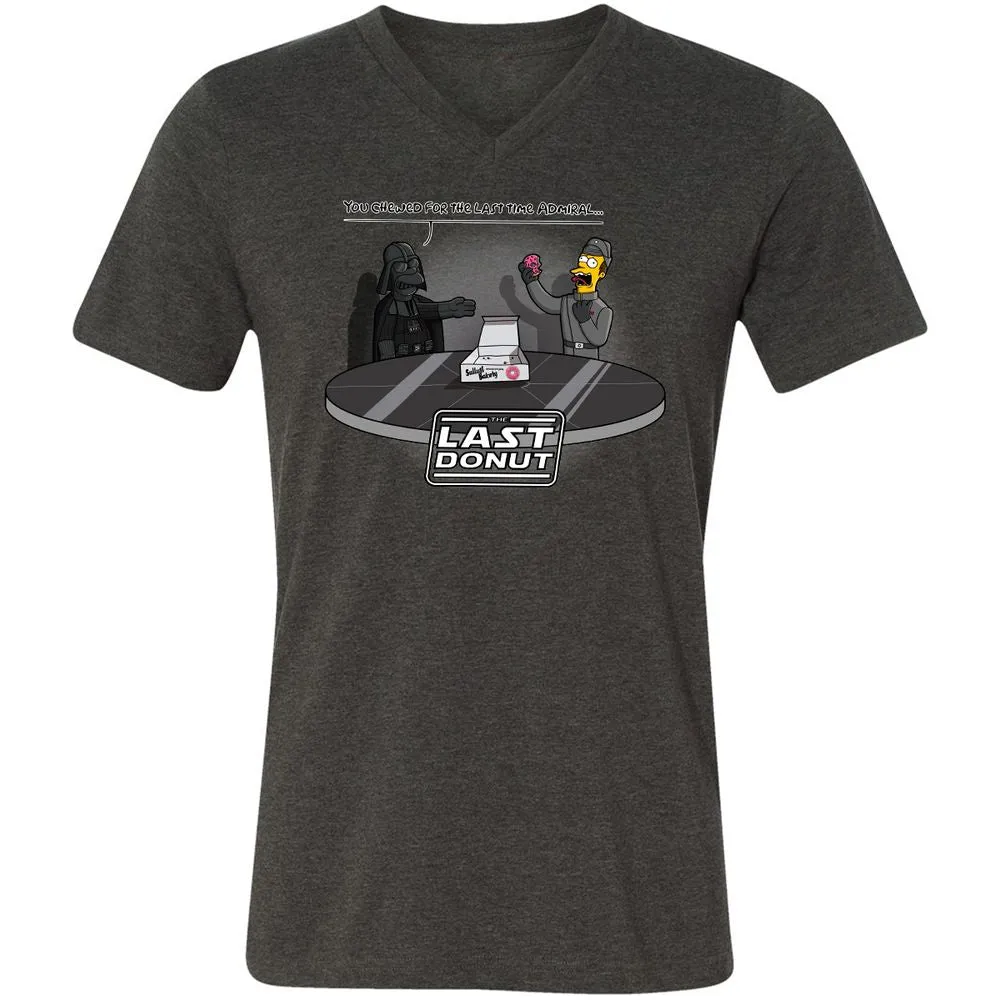 Unisex V-Neck T-Shirt - G281E1NA - Dark Grey Heather - 8