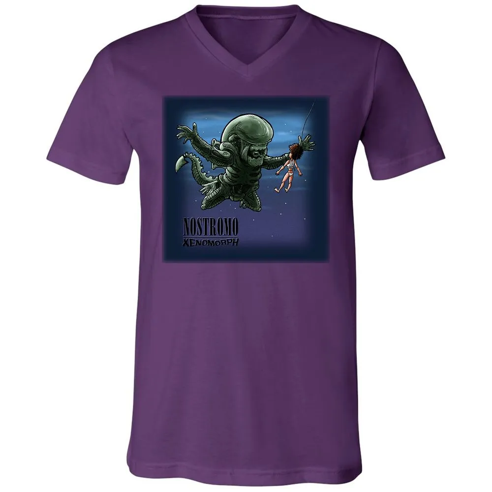 Unisex V-Neck T-Shirt - WS1LWZXY - Team Purple - 9