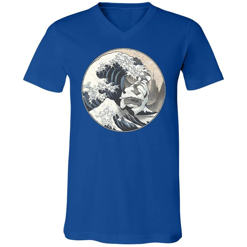 Unisex V-Neck T-Shirt - 12XQEJCS - True Royal - 4