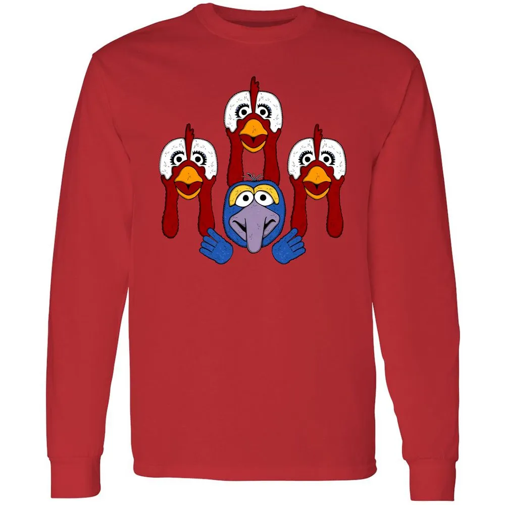Long Sleeve T-Shirt - GHR588FQ - Red - 14