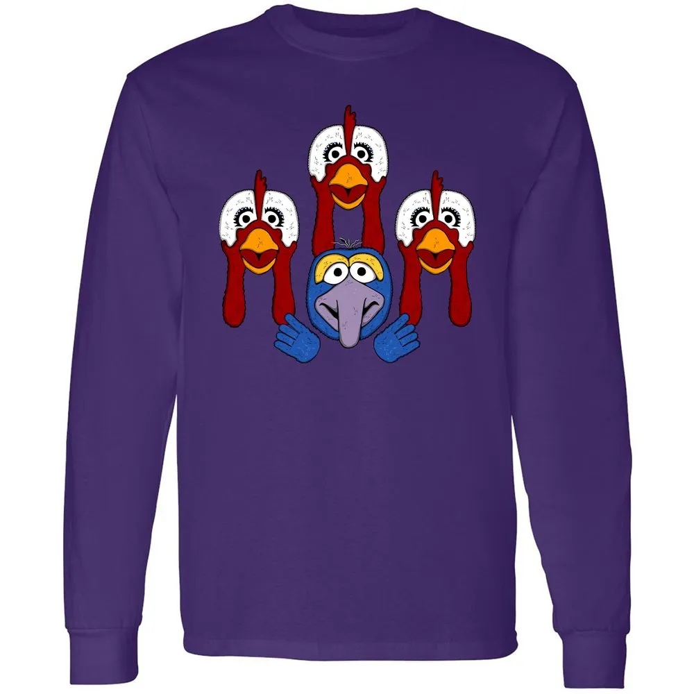 Long Sleeve T-Shirt - GHR588FQ - Purple - 13