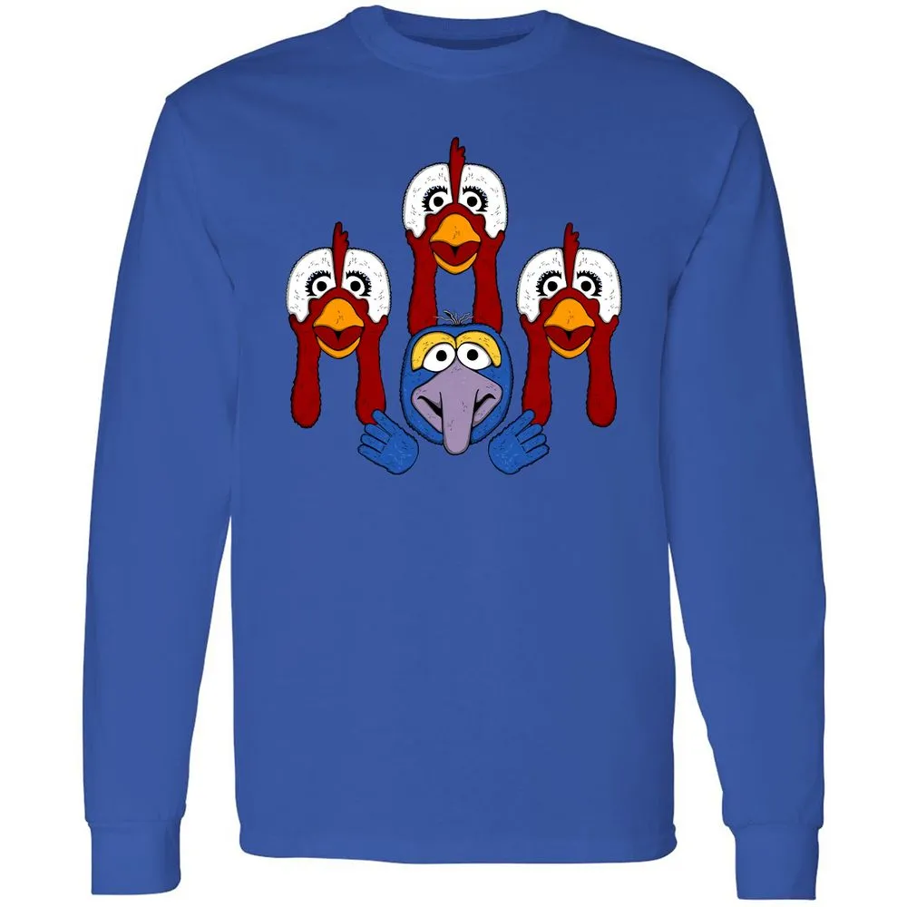 Long Sleeve T-Shirt - GHR588FQ - Royal - 8