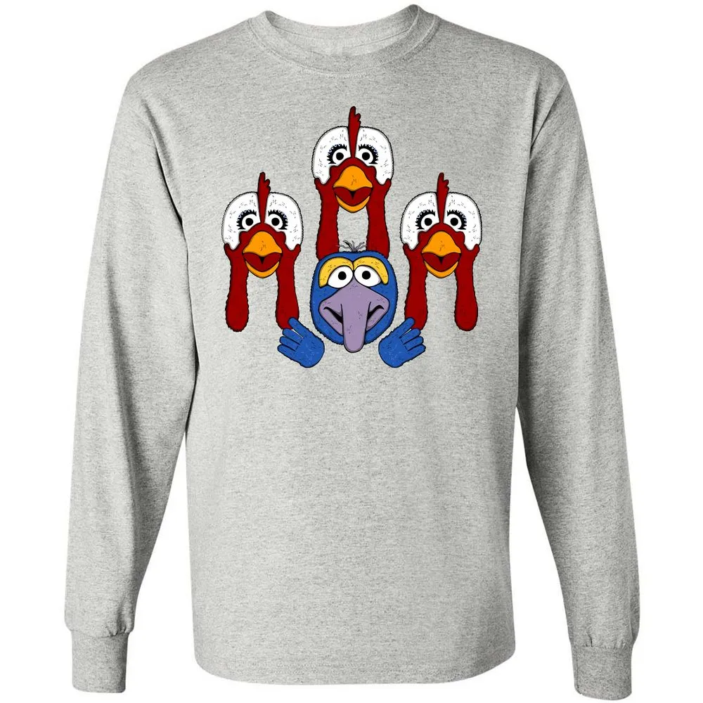Long Sleeve T-Shirt - GHR588FQ - Ash - 7