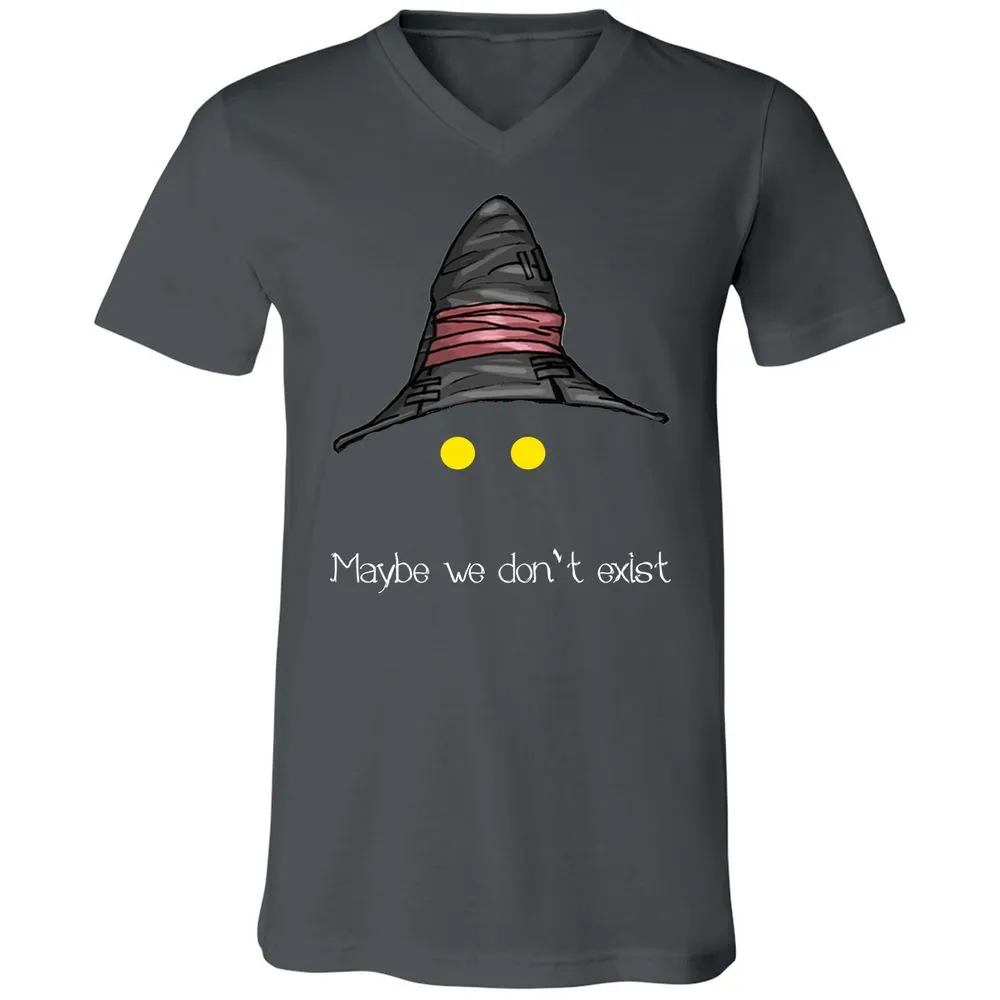 Unisex V-Neck T-Shirt - ECJU2VM9 - Asphalt - 12