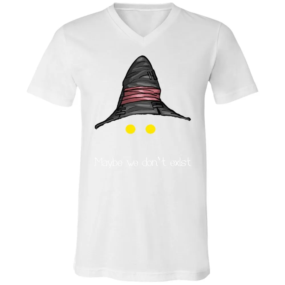 Unisex V-Neck T-Shirt - ECJU2VM9 - White - 5