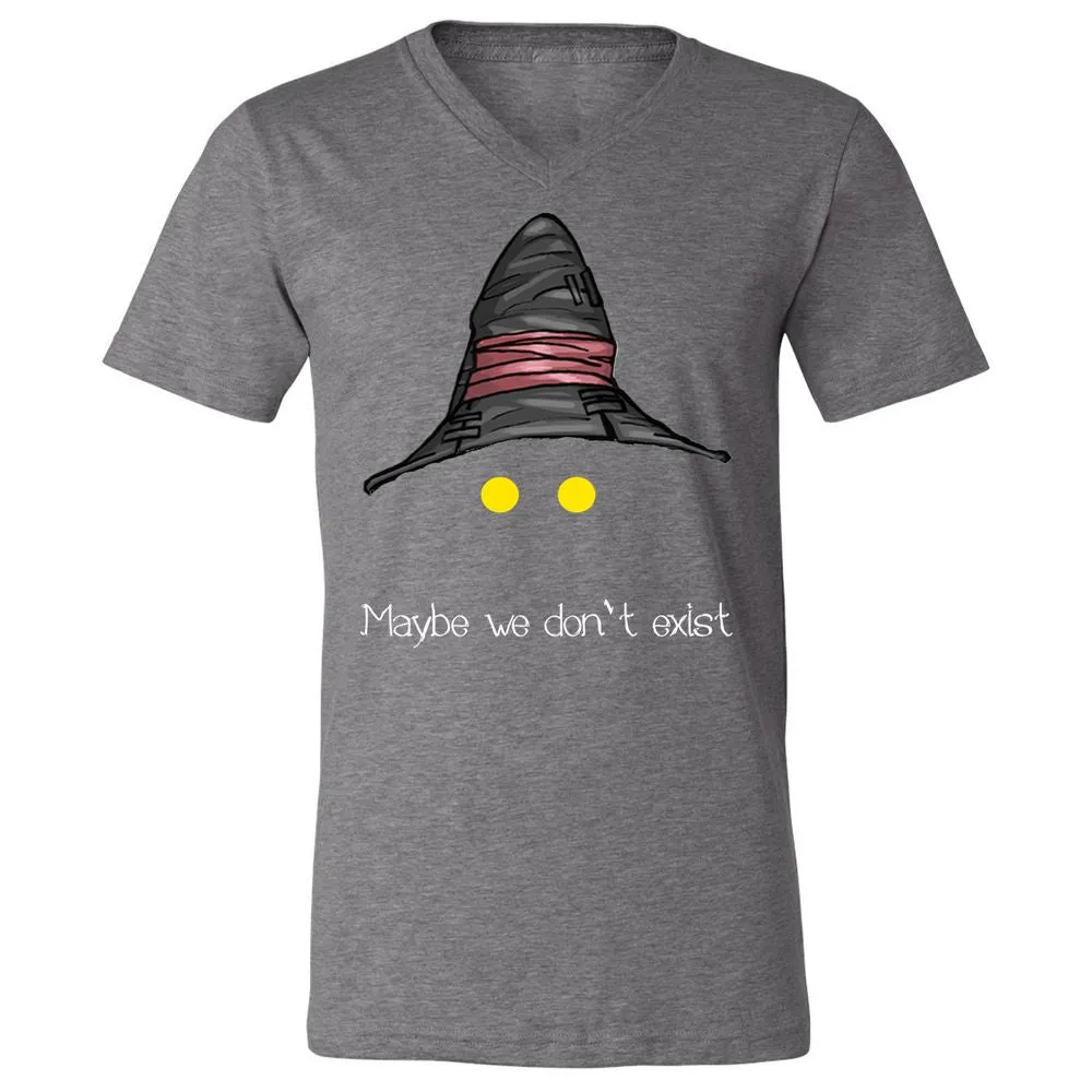 Unisex V-Neck T-Shirt - ECJU2VM9 - Deep Heather - 13