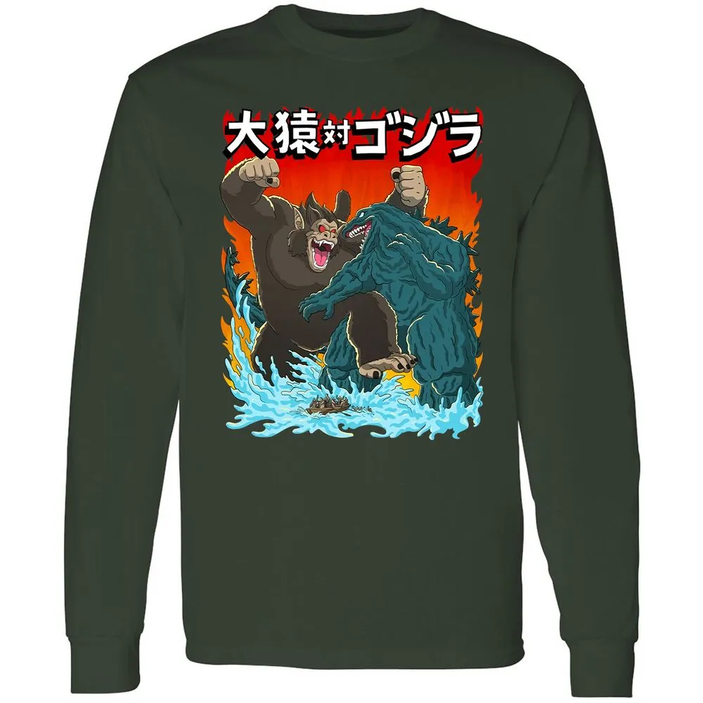 Long Sleeve T-Shirt - BT2KZMQA - Forest Green - 4