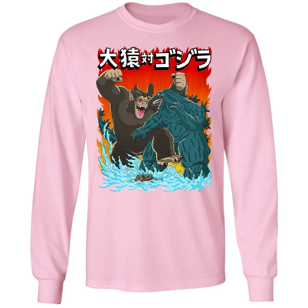Long Sleeve T-Shirt - BT2KZMQA - Light Pink - 3