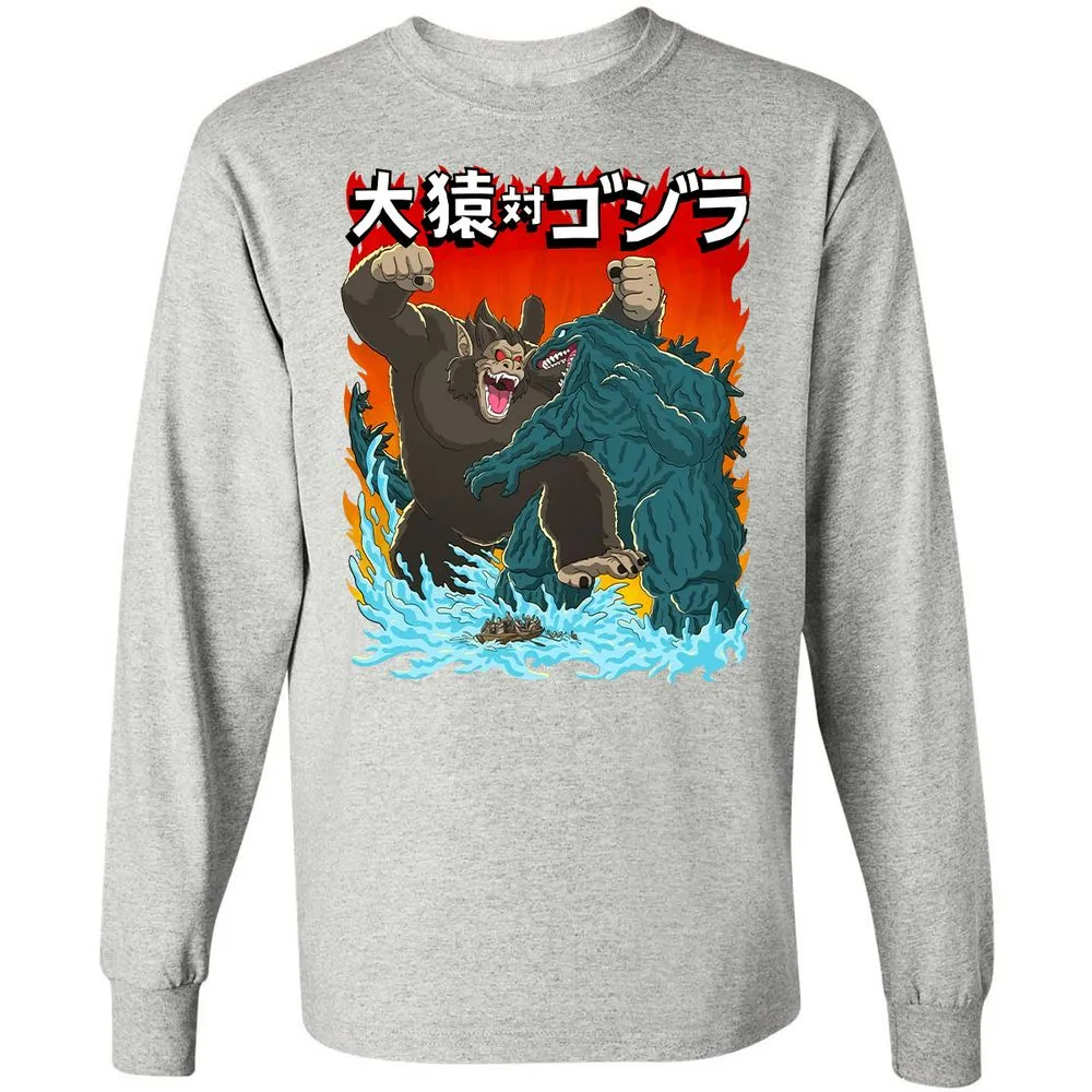 Long Sleeve T-Shirt - BT2KZMQA - Ash - 7