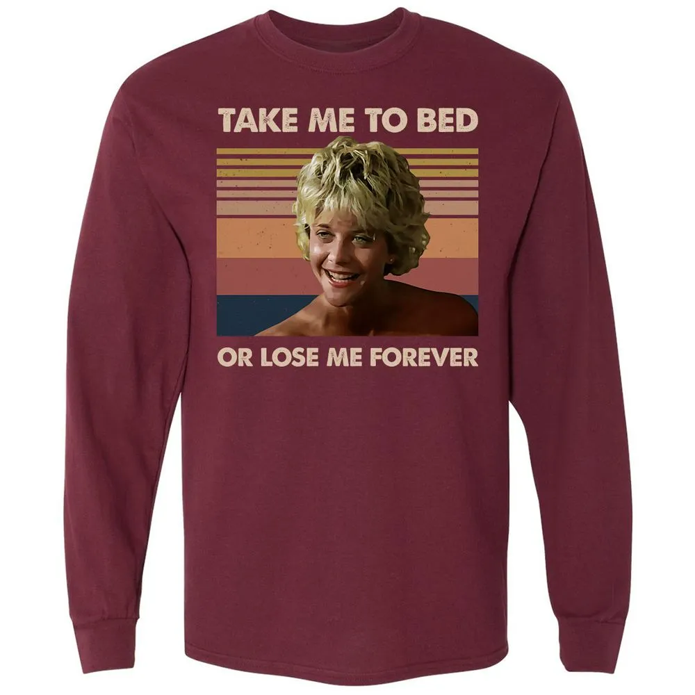 Long Sleeve T-Shirt - AZGL5K5T - Maroon - 11