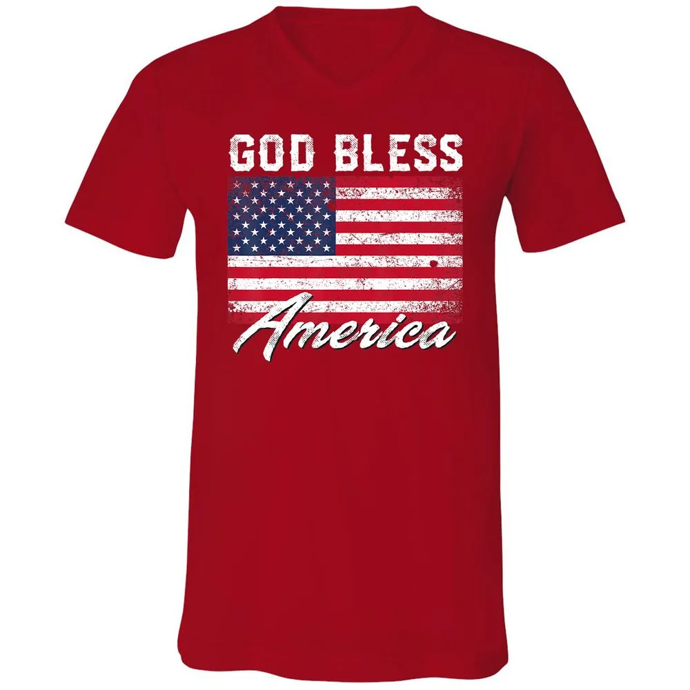 Unisex V-Neck T-Shirt - UFMRCDMY - Red - 3