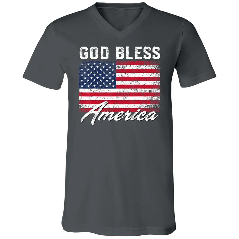 Unisex V-Neck T-Shirt - UFMRCDMY - Asphalt - 12