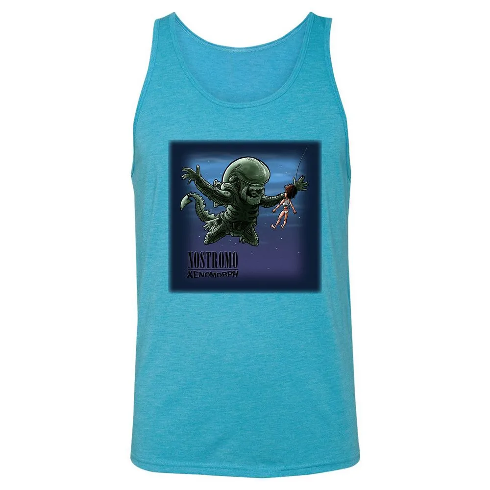 Unisex Jersey Tank - NQLQQJZM - Aqua Triblend - 3