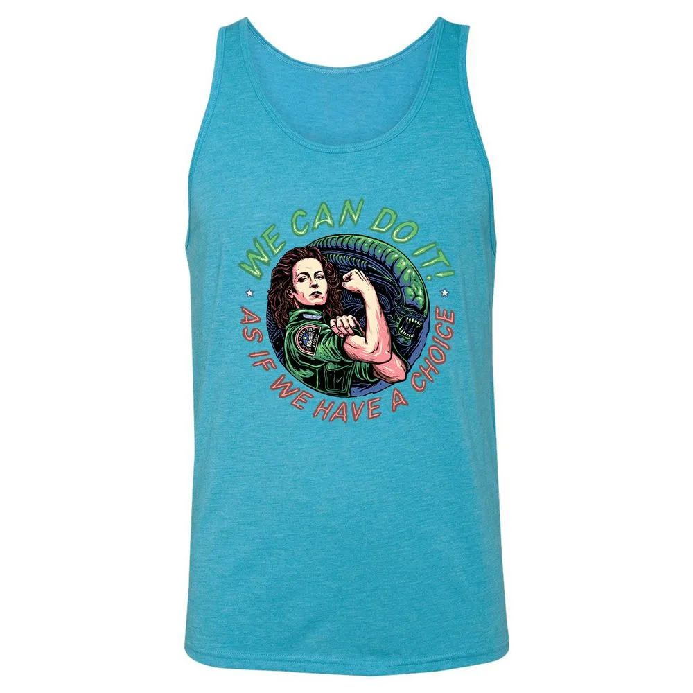 Unisex Jersey Tank - QUEW3UMF - Aqua Triblend - 3
