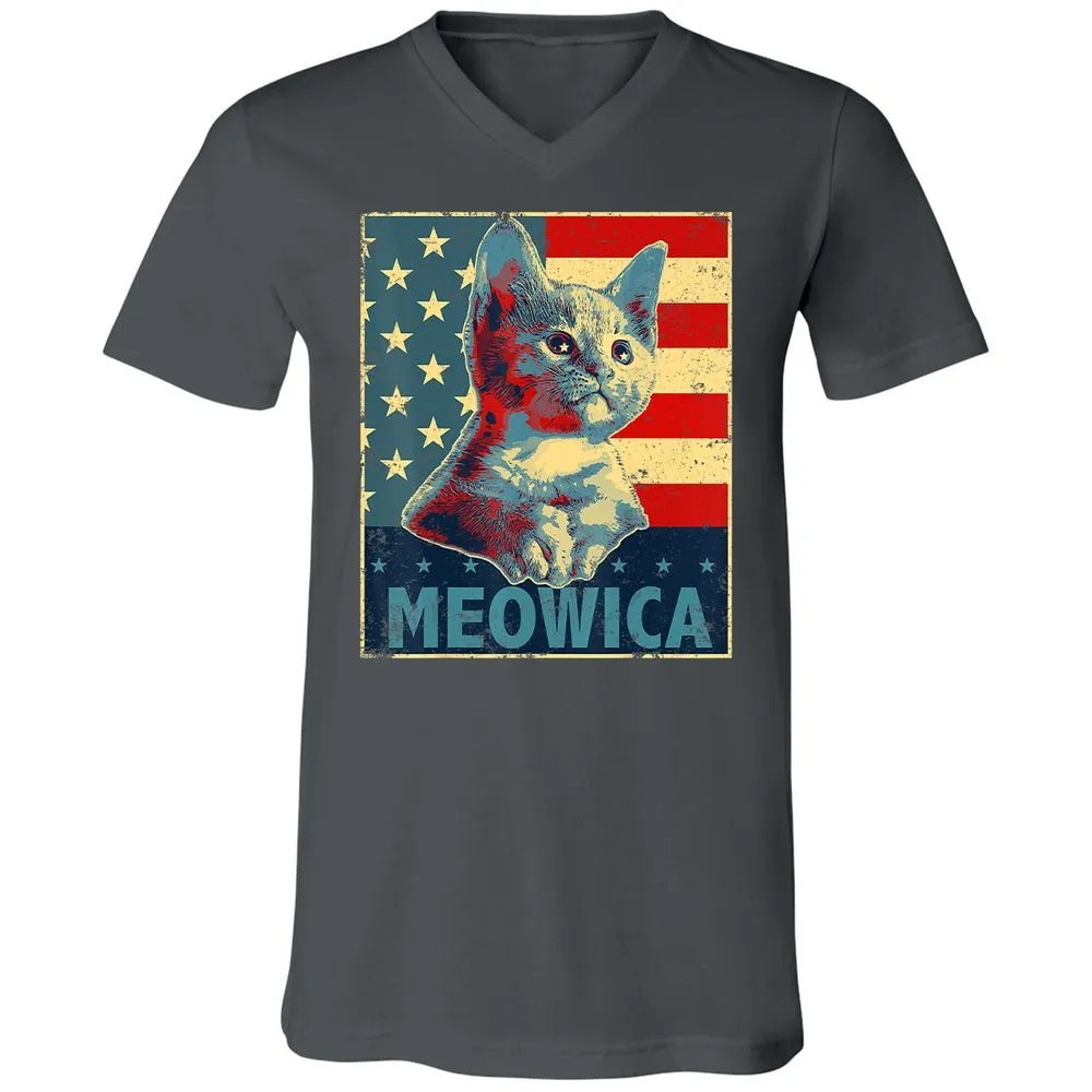 Unisex V-Neck T-Shirt - Z6EFX86C - Asphalt - 12