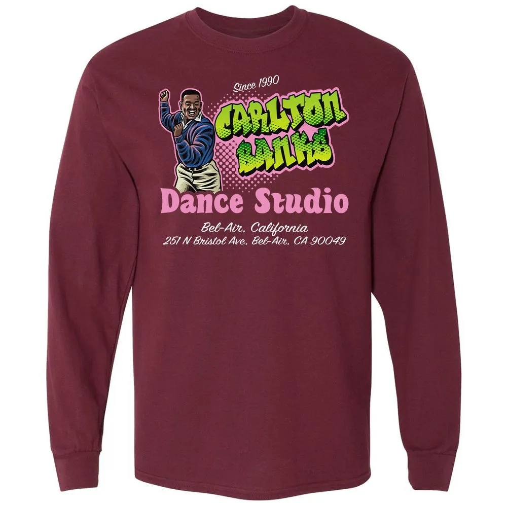 Long Sleeve T-Shirt - SA8RHNPQ - Maroon - 11