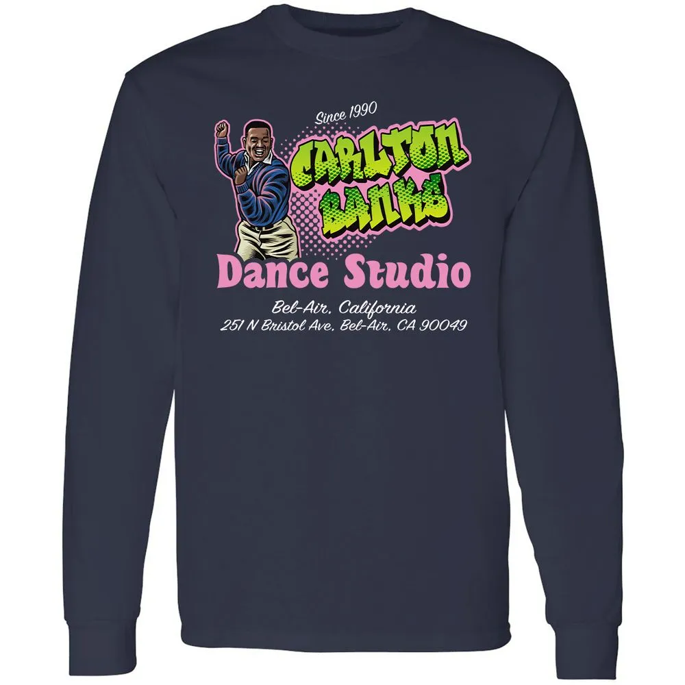Long Sleeve T-Shirt - SA8RHNPQ - Navy - 2