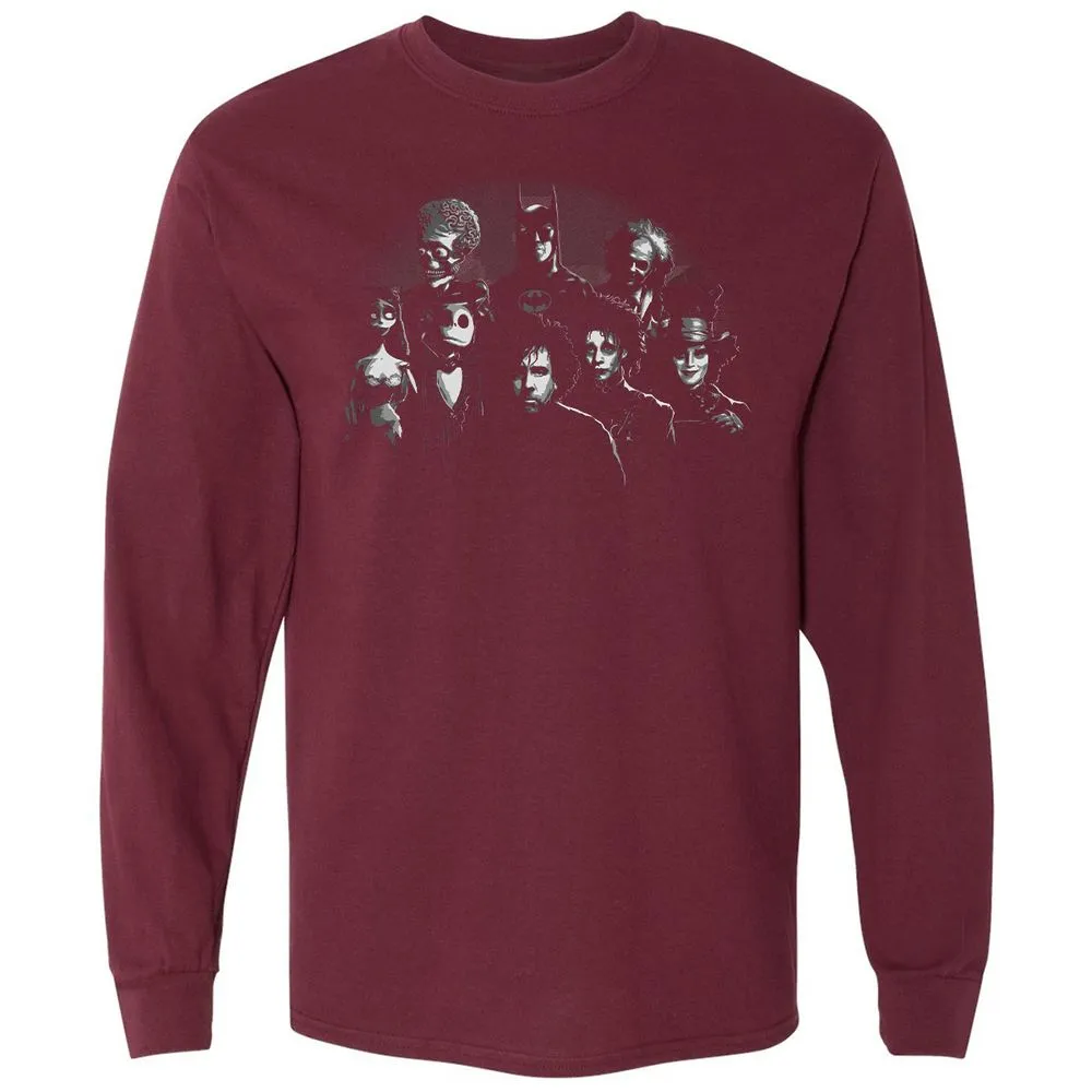 Long Sleeve T-Shirt - YUFAEFL1 - Maroon - 11