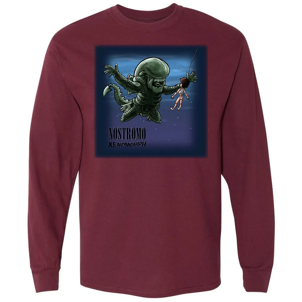 Long Sleeve T-Shirt - BJ5SEECG - Maroon - 11