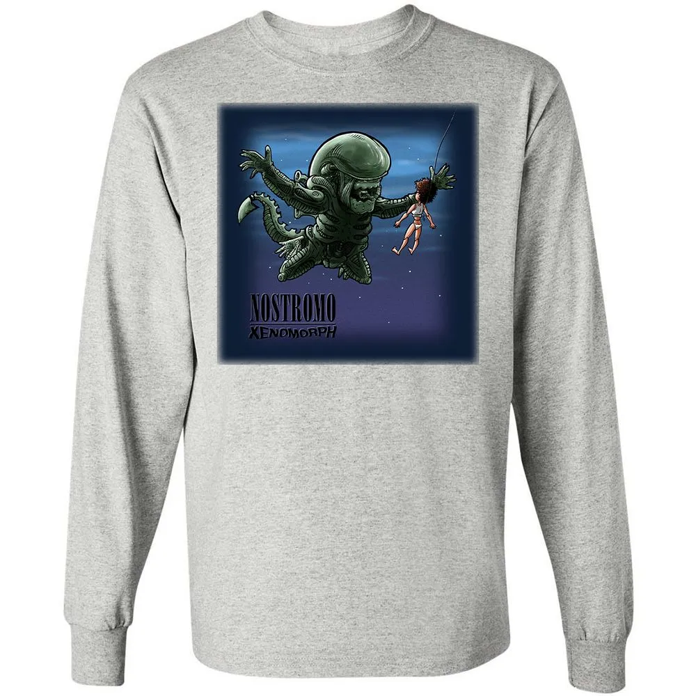 Long Sleeve T-Shirt - BJ5SEECG - Ash - 7