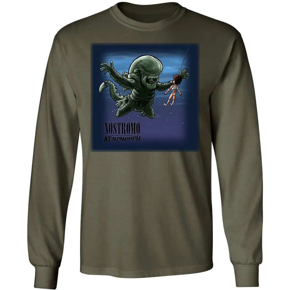 Long Sleeve T-Shirt - BJ5SEECG - Military Green - 16