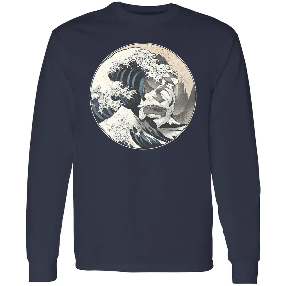 Long Sleeve T-Shirt - BHDXJBC8 - Navy - 2