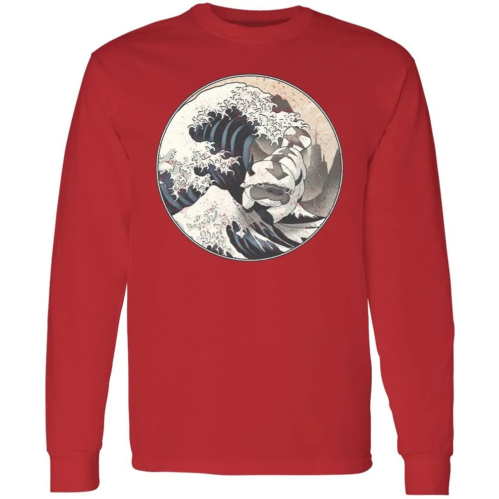Long Sleeve T-Shirt - BHDXJBC8 - Red - 14