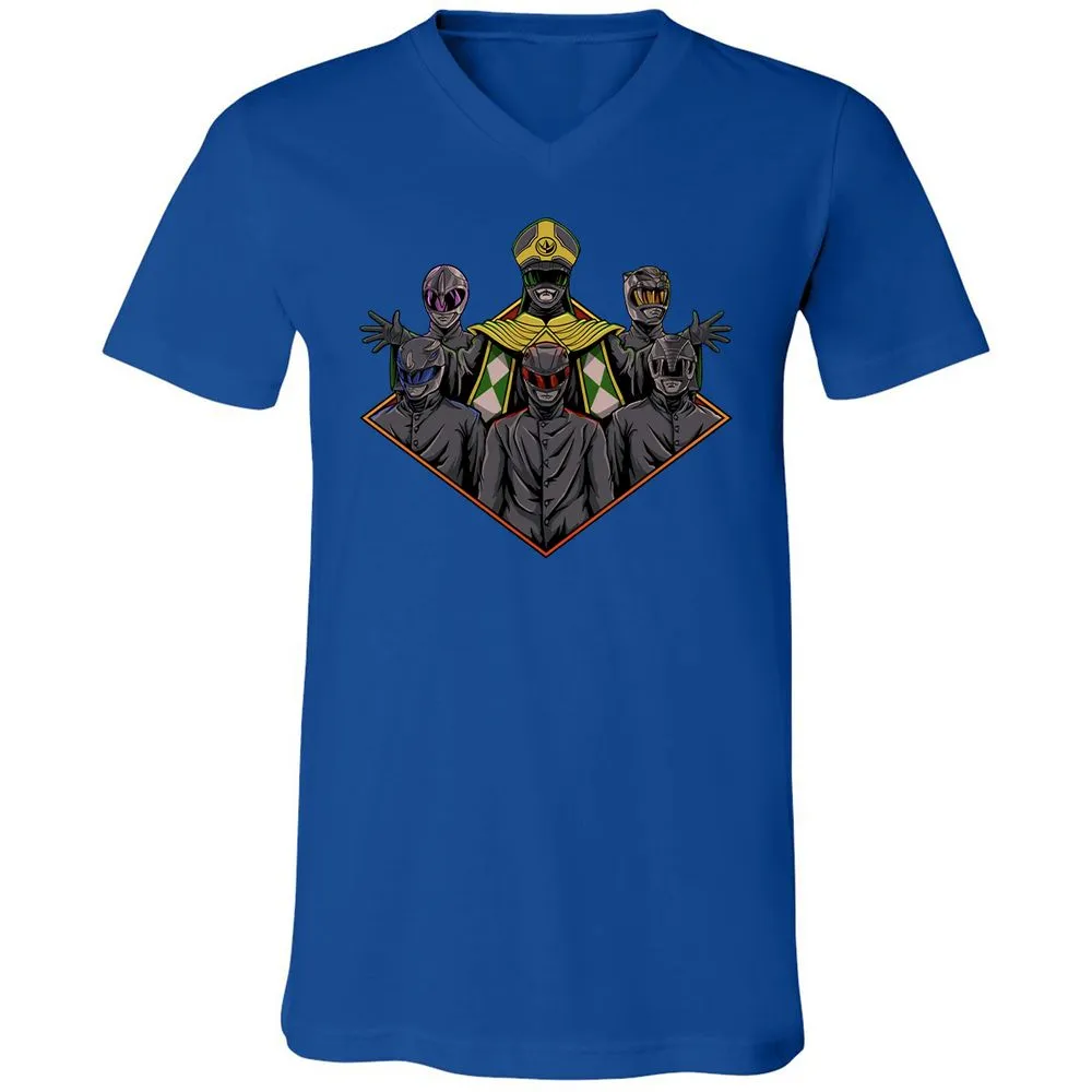Unisex V-Neck T-Shirt - M84R9EEN - True Royal - 4