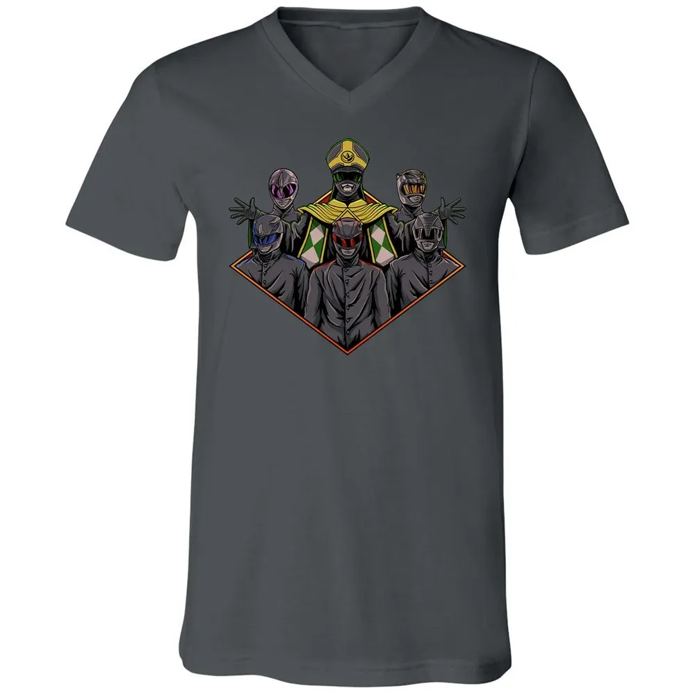 Unisex V-Neck T-Shirt - M84R9EEN - Asphalt - 12