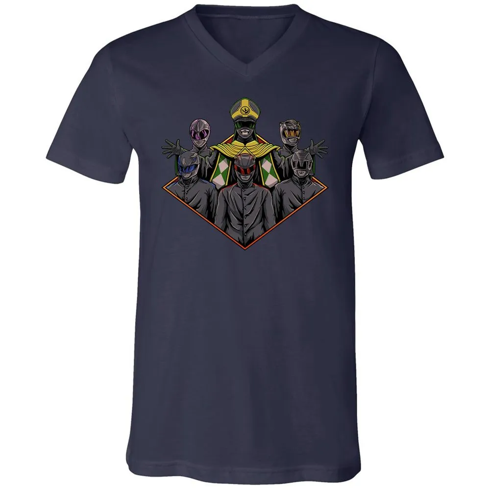 Unisex V-Neck T-Shirt - M84R9EEN - Navy - 2