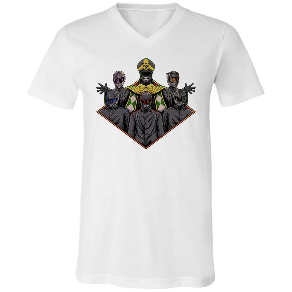 Unisex V-Neck T-Shirt - M84R9EEN - White - 5