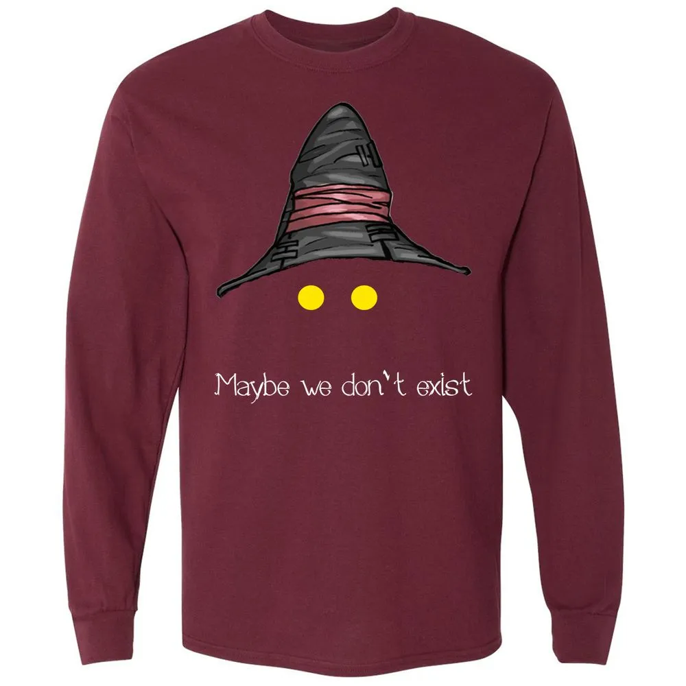 Long Sleeve T-Shirt - AQ6DKPPL - Maroon - 11