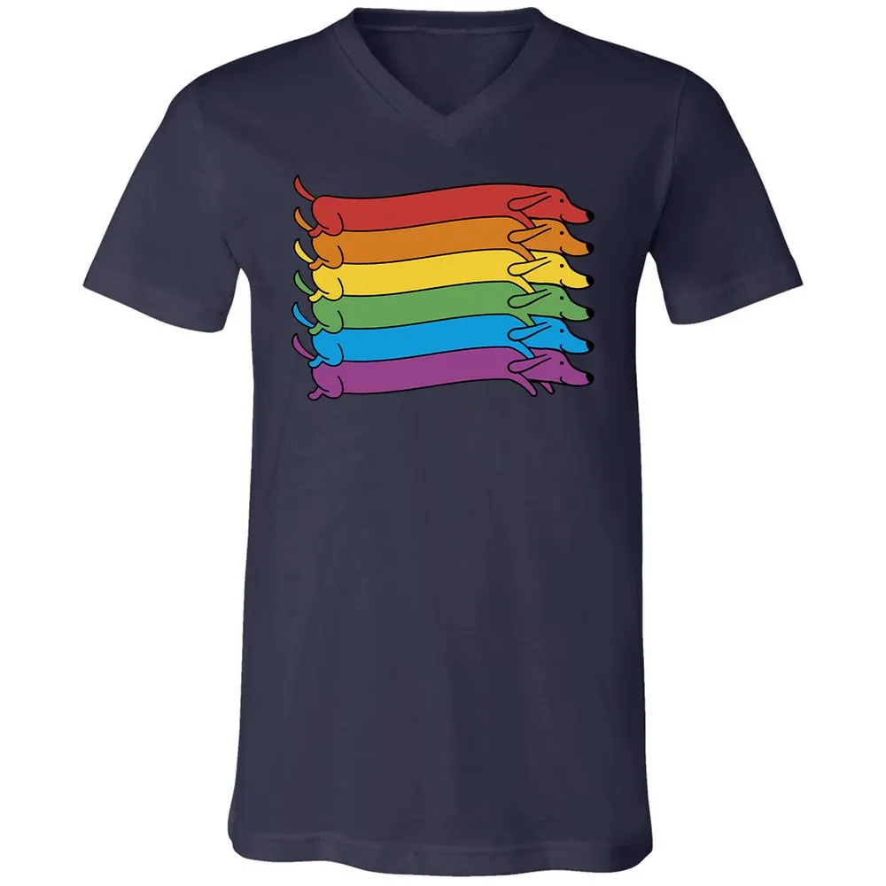 Unisex V-Neck T-Shirt - 81EKBAYZ - Navy - 2