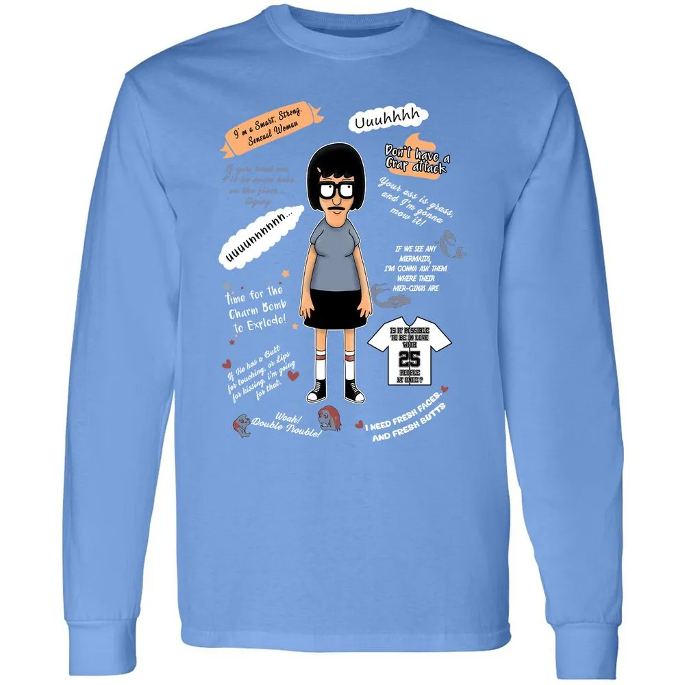 Long Sleeve T-Shirt - XKCET6CM - Carolina Blue - 12