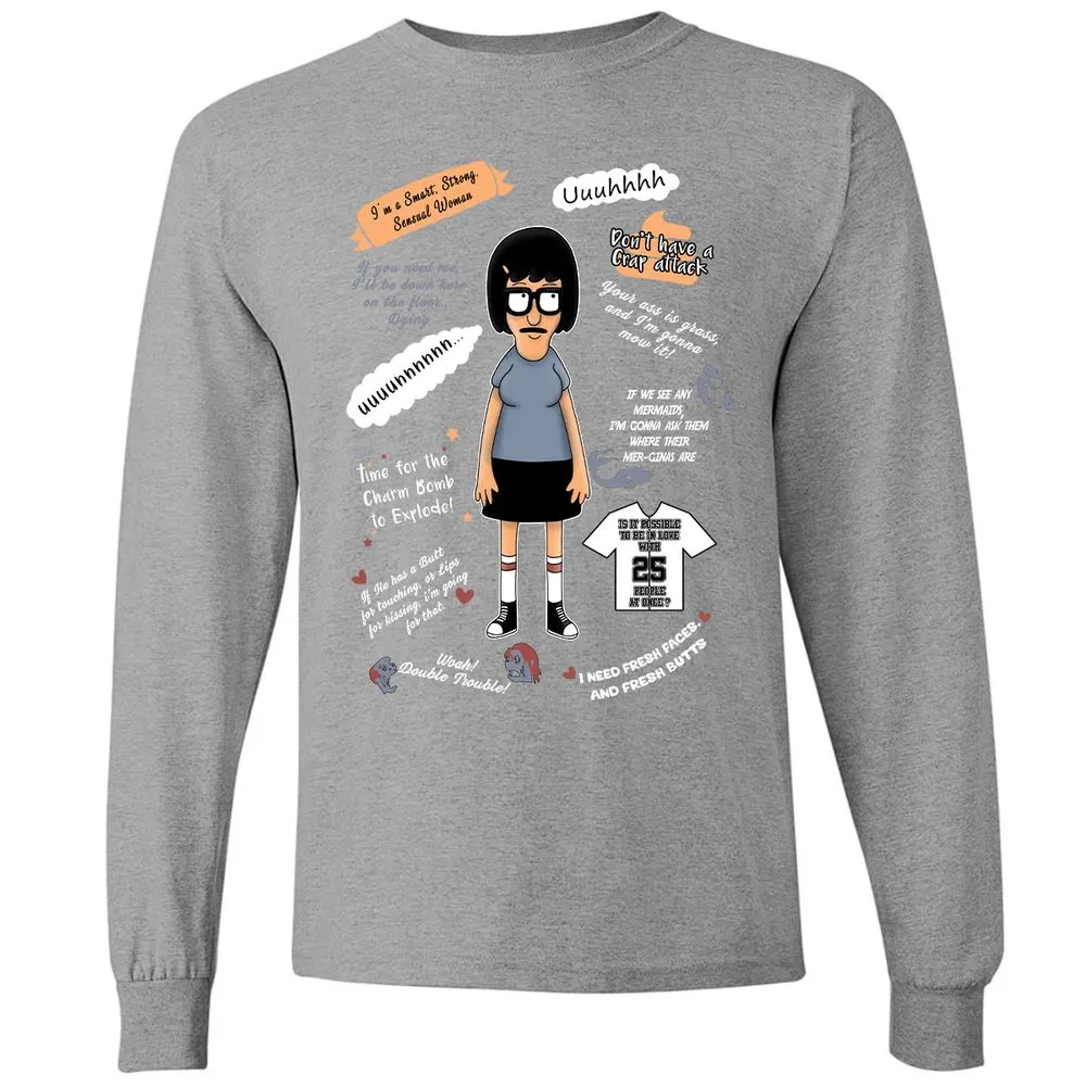 Long Sleeve T-Shirt - XKCET6CM - Graphite Heather - 6