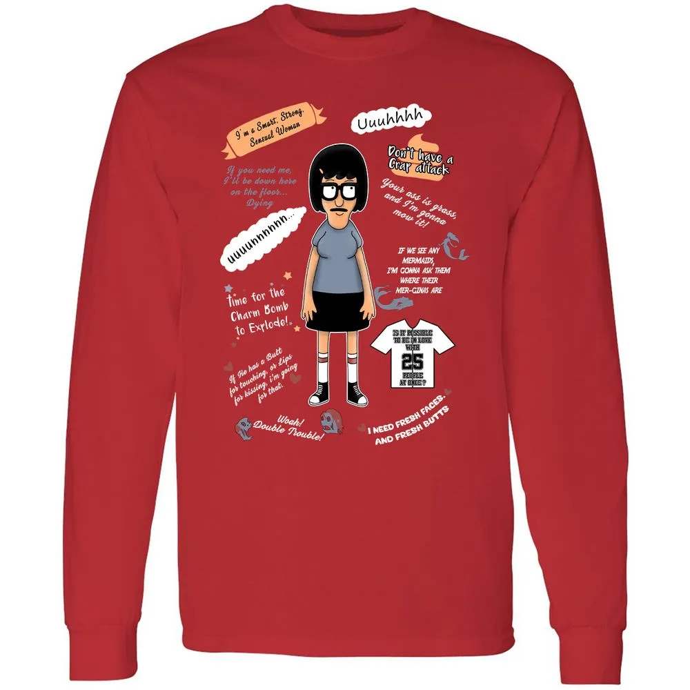 Long Sleeve T-Shirt - XKCET6CM - Red - 14