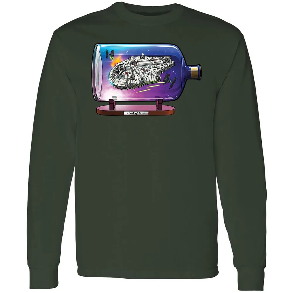 Long Sleeve T-Shirt - 9P6WWKBV - Forest Green - 4