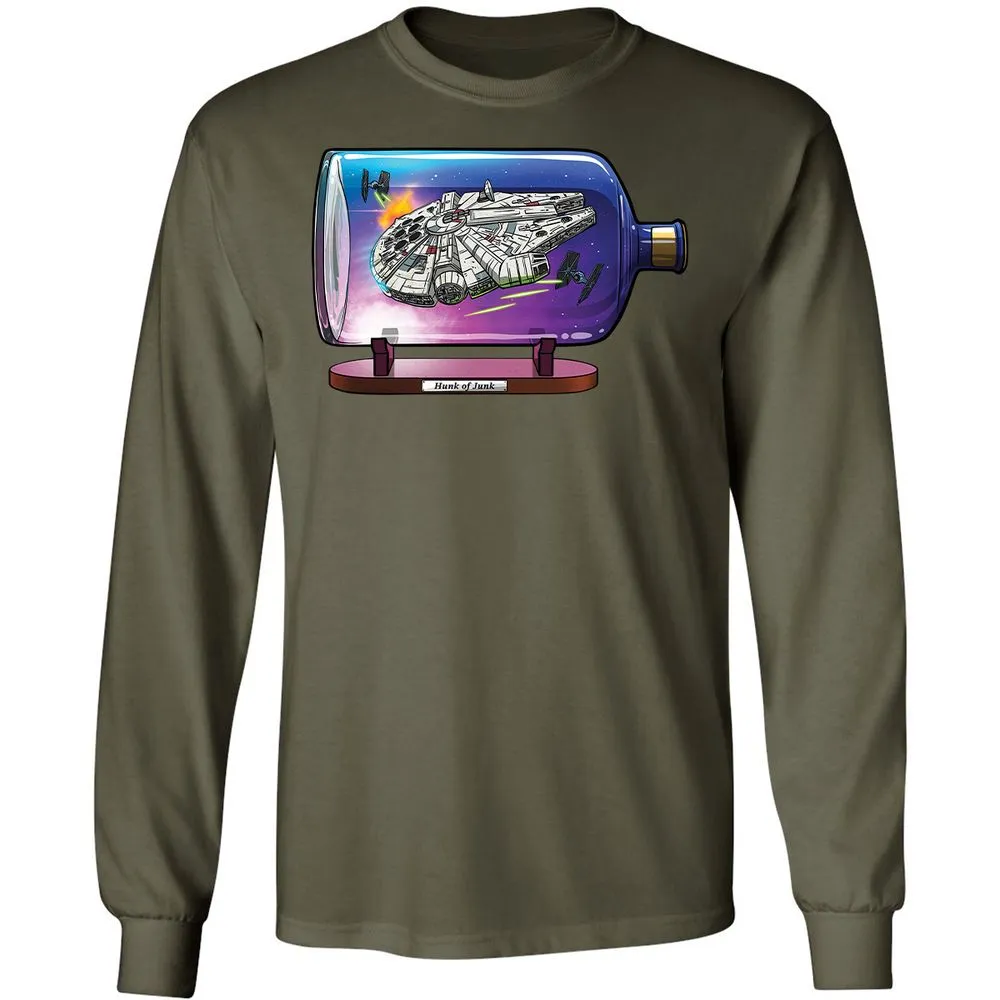 Long Sleeve T-Shirt - 9P6WWKBV - Military Green - 16