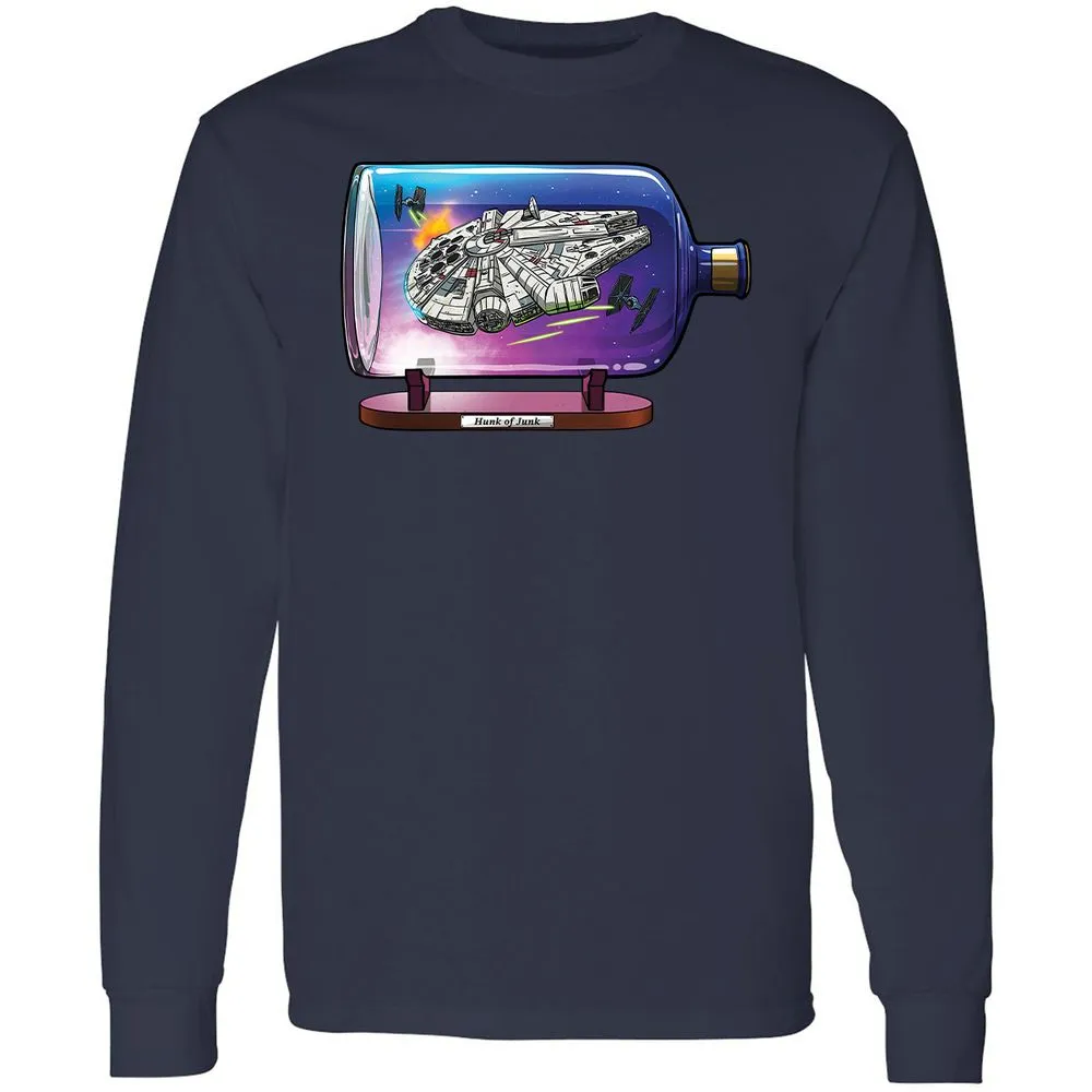 Long Sleeve T-Shirt - 9P6WWKBV - Navy - 2