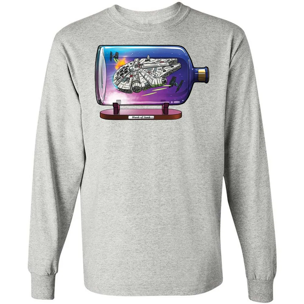 Long Sleeve T-Shirt - 9P6WWKBV - Ash - 7