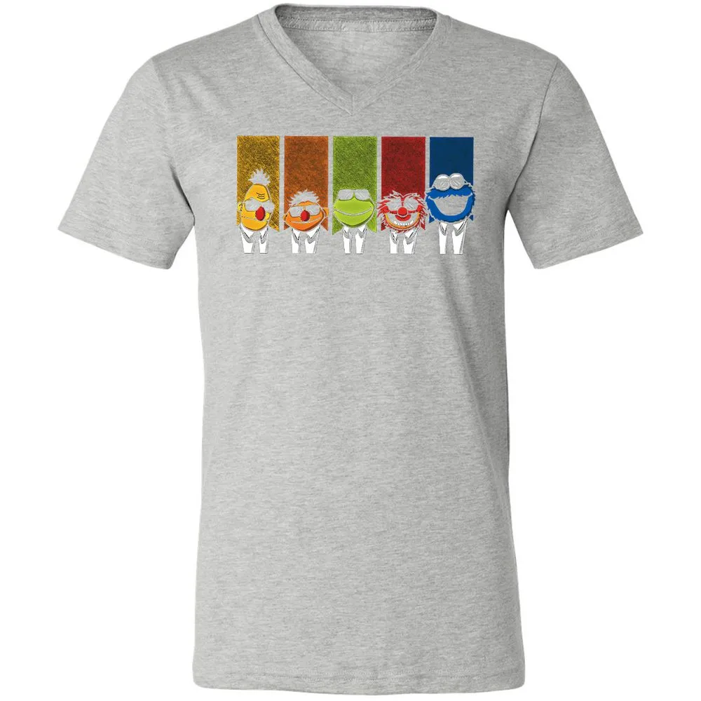 Unisex V-Neck T-Shirt - G3QMUQBH - Athletic Heather - 7