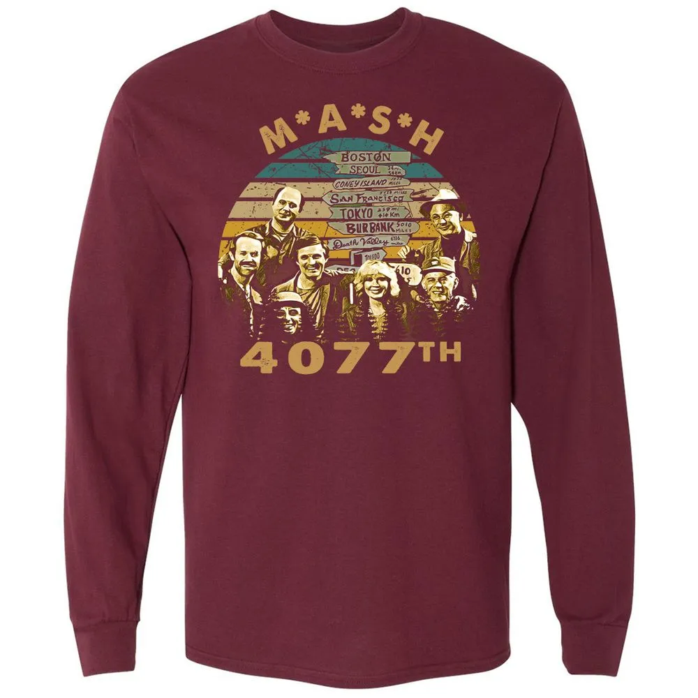 Long Sleeve T-Shirt - VTKKRLN4 - Maroon - 11