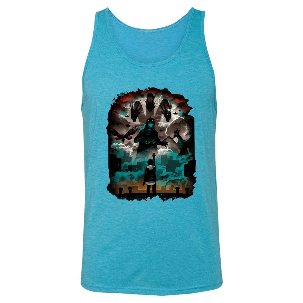 Unisex Jersey Tank - GD8Q72KK - Aqua Triblend - 3